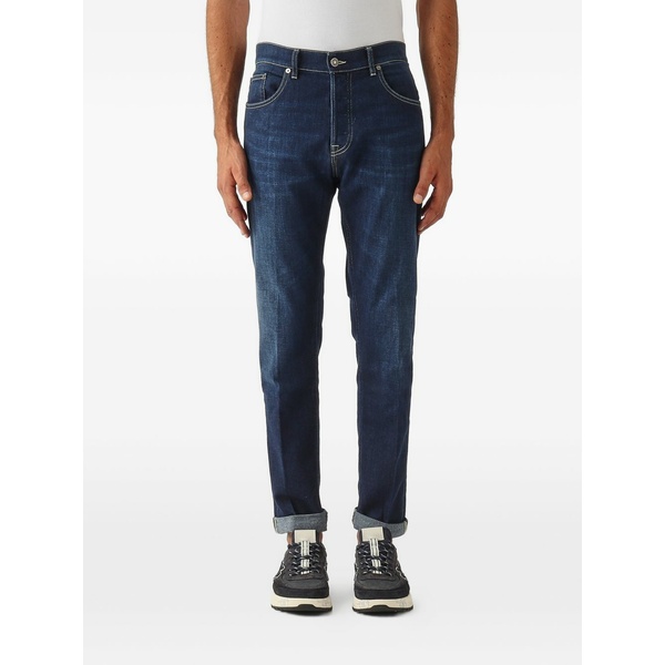ドンダップ メンズ ジーンズズボン下 ボトムス Cotton trousers Blue