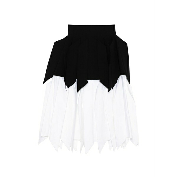アウェイク 流行り物 レディース スコート ボトムス Poplin skirt White