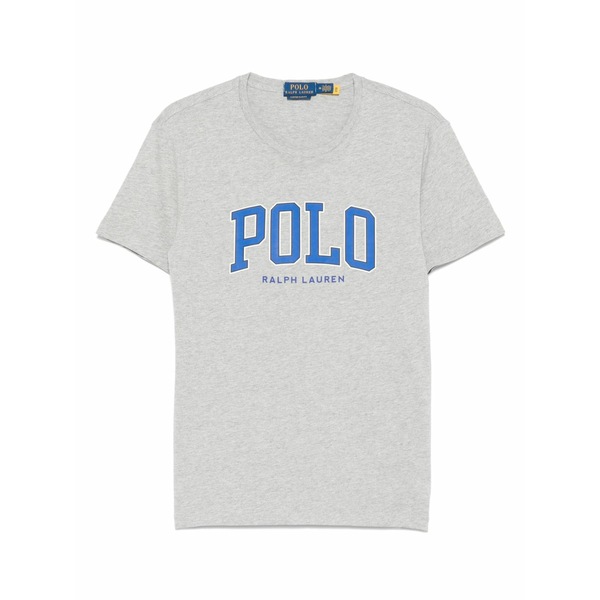 ラルフローレン メンズ ティーシャツ トップス Logo jersey t-shirt Grey