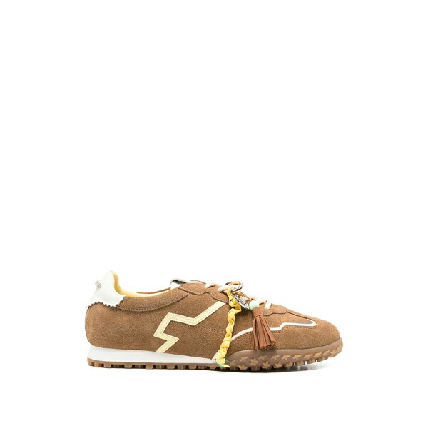 ジオプラス レディース スニーカー シューズ Cielo tassel-detail sneakers Brown