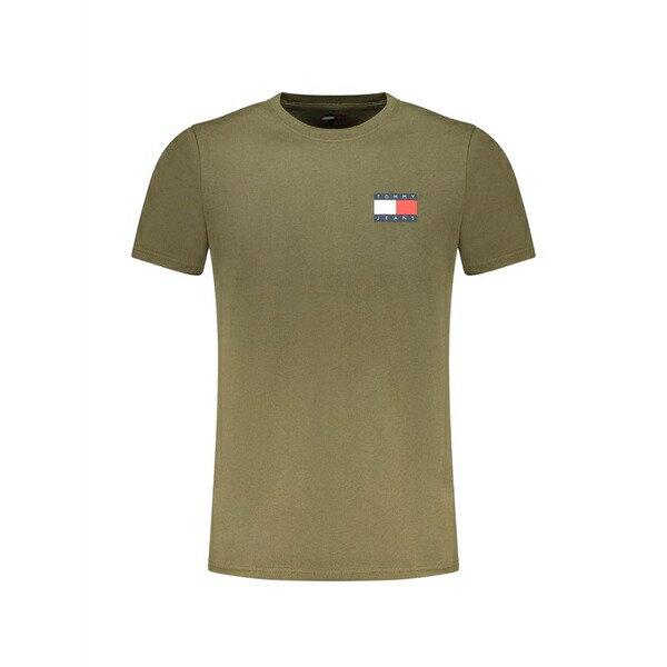 トミーヒルフィガー メンズ ティーシャツ トップス Logo-print t-shirt Green