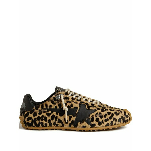 ゴールデングース レディース スニーカー シューズ Marathon speed leopard sneakers Brown