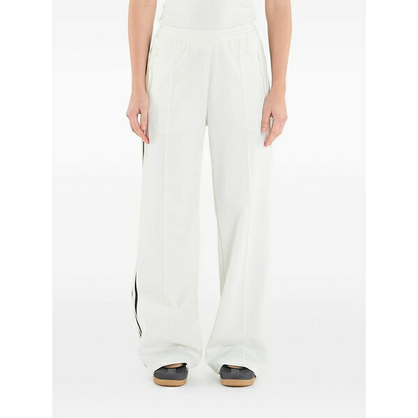 アディダス レディース 心地好いズボン下 ボトムス Pleated track pants White