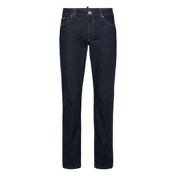 フィリップ飾り気のない メンズ ジーンズズボン下 ボトムス Logo-plaque jeans Blue