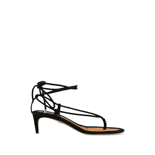 ディースクエアード レディース サンダル シューズ Tie ankle strap sandals Black