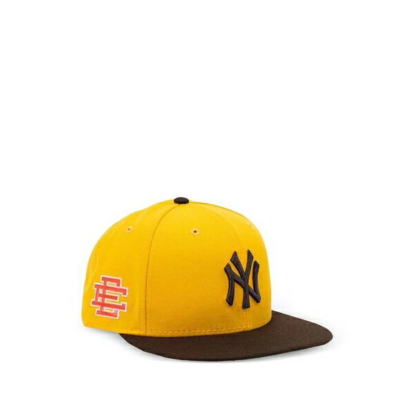 ニュー内鰓 メンズ 鳥打ち帽 付属物 X eric emanuel 59fifty mlb ny yankees cap Yellow