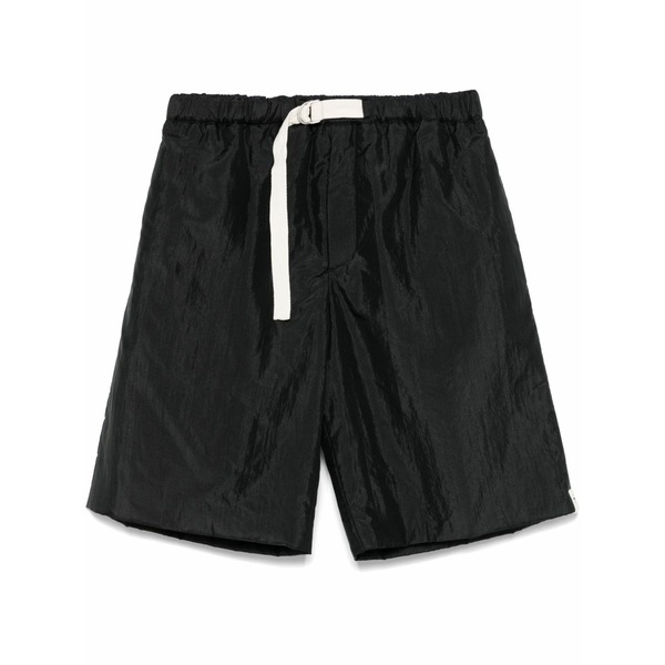 ジル・サンダー メンズ カジュアルパンツ ボトムス Padded shorts Black|asty