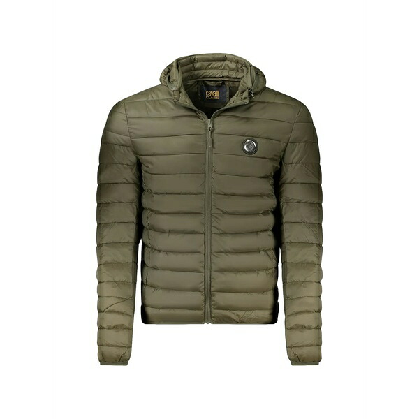 カヴァリ 位置付け/ロベルト・カバリ メンズ 上衣＆上衣 アウター Quilted hooded jacket Green