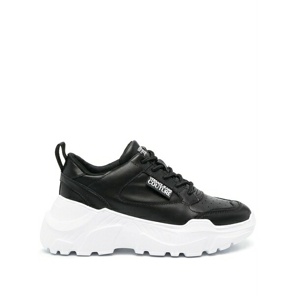 呼びりん探し回る レディース スニーカー シューズ Logo-patch low-top sneakers Black