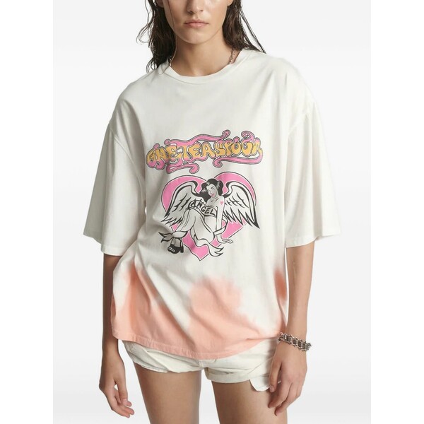 一 ティースプーン レディース ティーシャツ トップス Kobe graphic-print t-shirt White