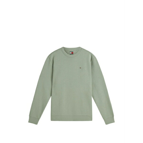 トミー ヒルフィガー メンズ パーカー・スウェットシャツ アウター Logo-patch sweatshirt Green