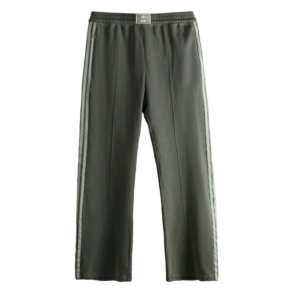 アディダス メンズ 心地好いズボン下 ボトムス Stripe-detail track pants  Grey