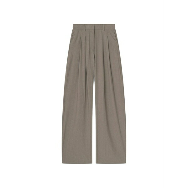 ナヌーシュカ レディース 心地よいズボン下 ボトムス Seka pleated trousers Neutrals