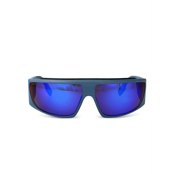 カナダグース メンズ サングラス・アイウェア 佩び物 Biker-frame mirrored sunglasses Blue
