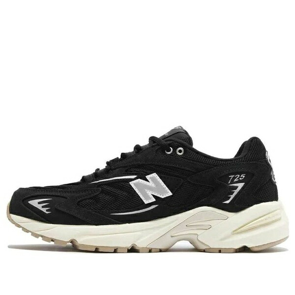 New Balance ニュー平衡にする メンズ スニーカー  【New Balance 725 \u0027Black Metallic Silver\u0027 ML725BB】  大きさ US_9.5(27.5糎)