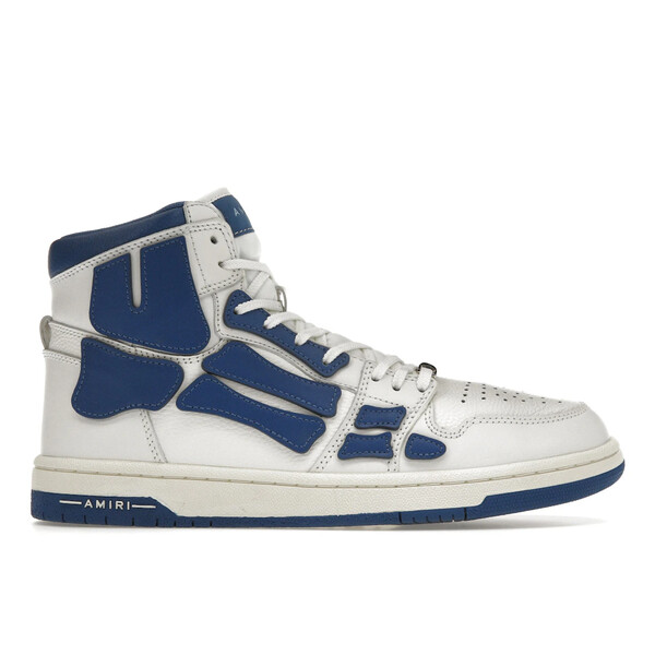 AMIRI アミリ メンズ スニーカー 【AMIRI Skel Panelled High Top White Blue】 サイズ US_8(26.0cm) White/Blue|asty