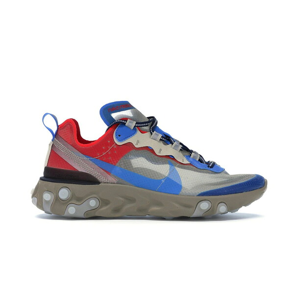 Nike ナイキ メンズ スニーカー 【Nike React Element 87 Undercover Light Beige Chalk】 サイズ US_M_14 Light Biege Chalk/Signal Blue|asty