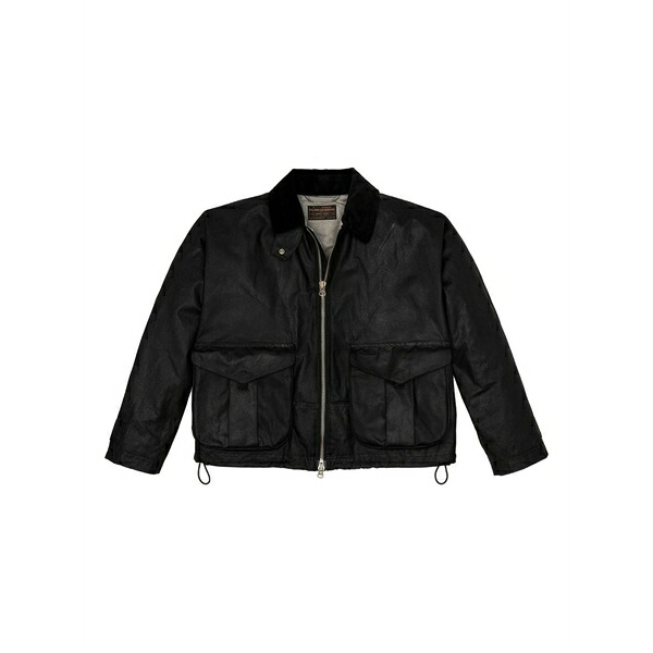 フィルソン レディース 上衣＆上衣 アウター Zipped cotton jacket Black