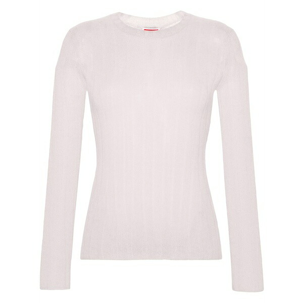 ケンゾー レディース 編み物\u0026プルオーバー アウター Ribbed open-knit jumper Pink トップス-ニット・セーター