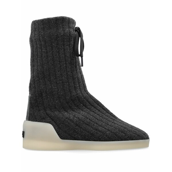 フィアオブゴッド レディース ブーツ シューズ Moc knit high boots Grey