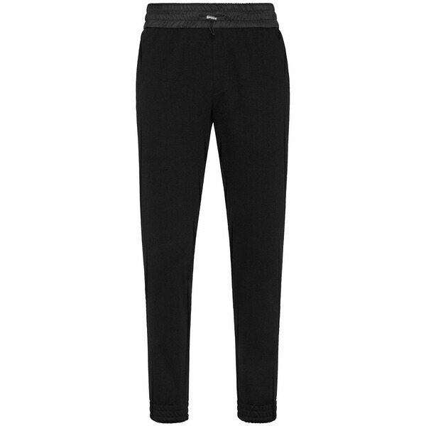 フィリップ飾り気の無い メンズ 心地好いズボン下 ボトムス Contrasting jogging trousers  Black