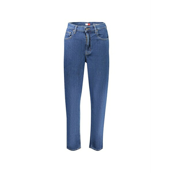 トミー ヒルフィガー レディース デニムパンツ ボトムス Logo-patch jeans Blue