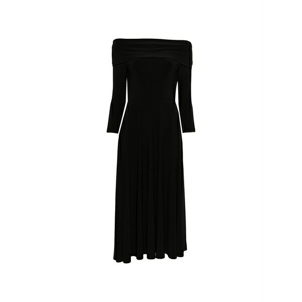 ノーマカマリ レディース ワンピース トップス Three-quarter sleeve midi dress Black｜asty 57,090円