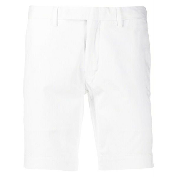 ラルフローレン メンズ 心地好いズボン下 ボトムス Slim-fit tailored shorts White