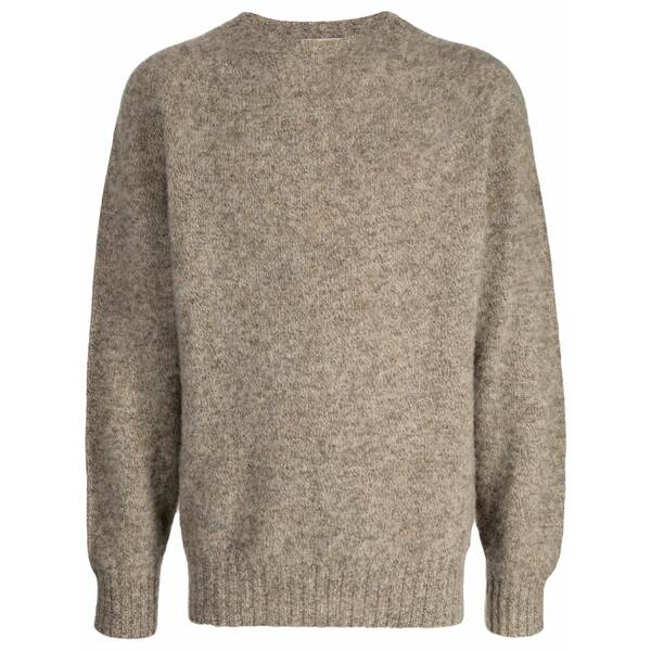 ワイエムシー メンズ ニット&セーター アウター Earth jets knit jumper Brown｜asty