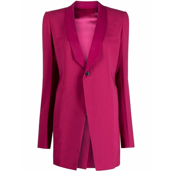 リックオウエンス レディース 上衣＆上衣 アウター Narrow-notch lapels blazer Purple