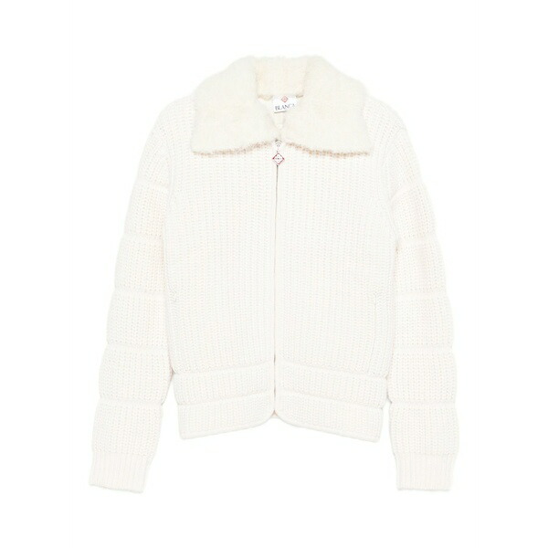 カサブランカ レディース 上衣＆上衣 アウター Ribbed padded jacket White