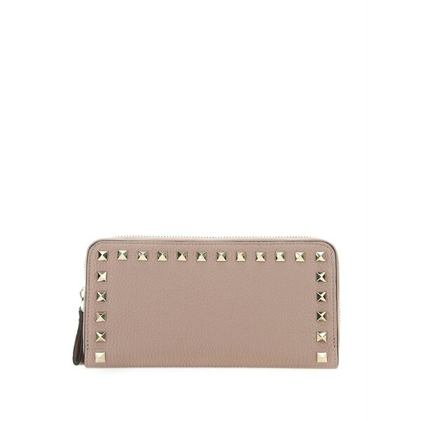 ヴァレンティノ ガラヴァーニ レディース 銭入れ 添え物 Rockstud wallet Neutrals