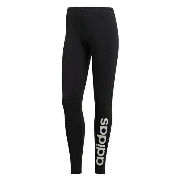 アディダス レディース 心地好いズボン下 ボトムス Linear leggings Black