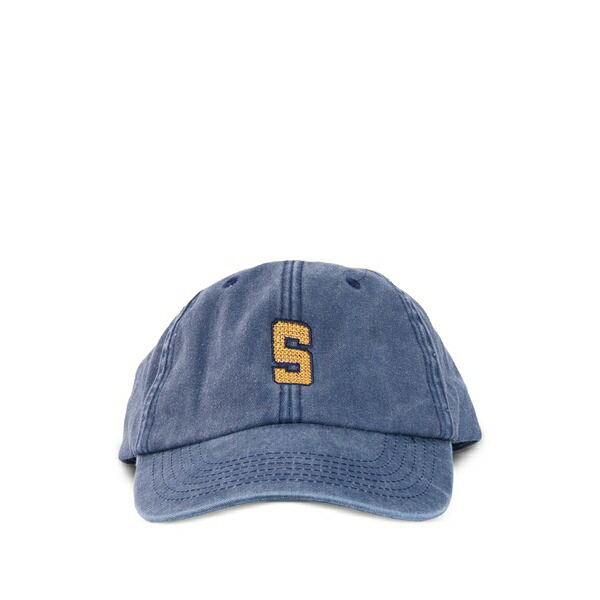 セバゴ メンズ 帽子 アクセサリー Conor college logo-appliqu?? cap Blue｜asty