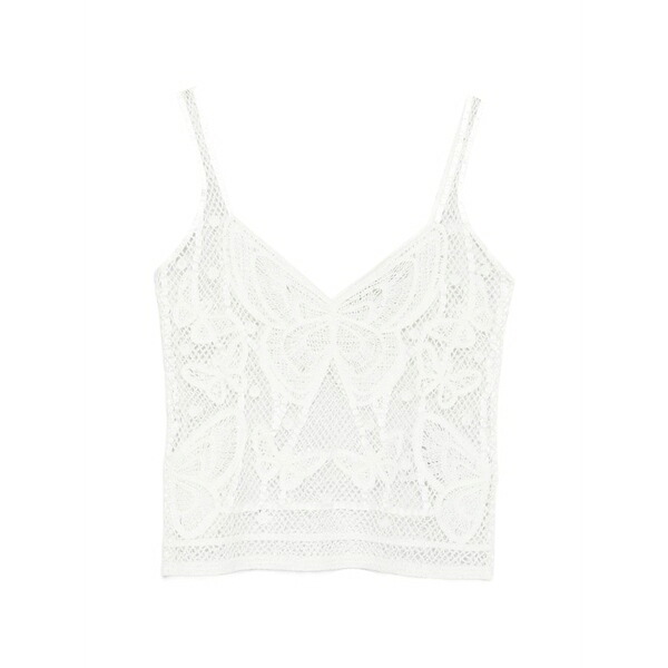ブルマリン レディース カットソー トップス Lace top White｜asty