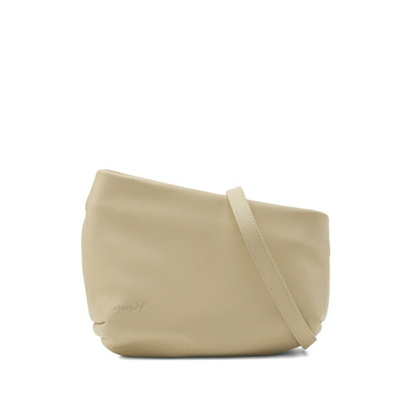 マーシャル  レディース クラッチペダル御徒面子 御徒面子 Fantasmino logo clutch bag Neutrals