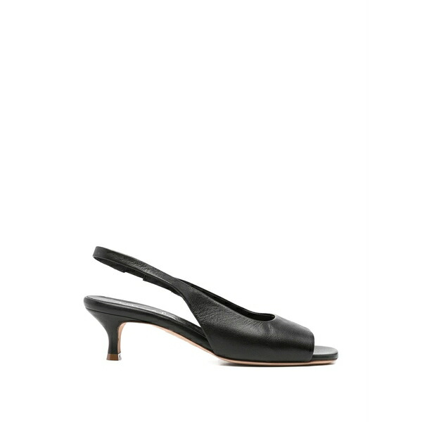 ロレナ パッジ レディース パンプス シューズ Peep-toe slingback pumps Black