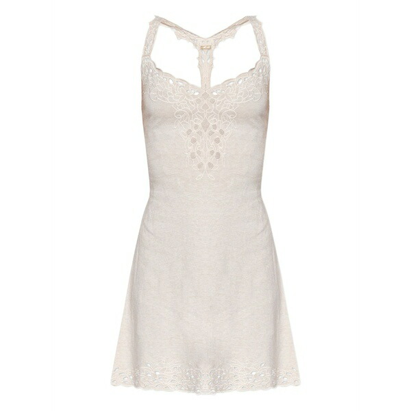 ブームガイア レディース 衣装 トップス Embroidered lace-trim dress Neutrals レディースファッション-ワンピーススーツ