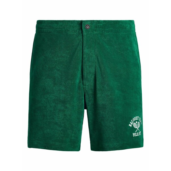 ラルフローレン メンズ 心地好いズボン下 ボトムス Terry shorts  Green