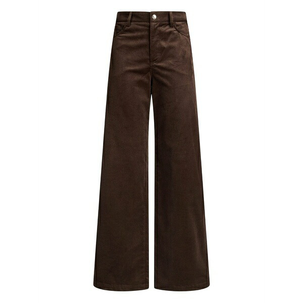 リュージョー レディース 心地好いズボン下 ボトムス Corduroy trousers Brown