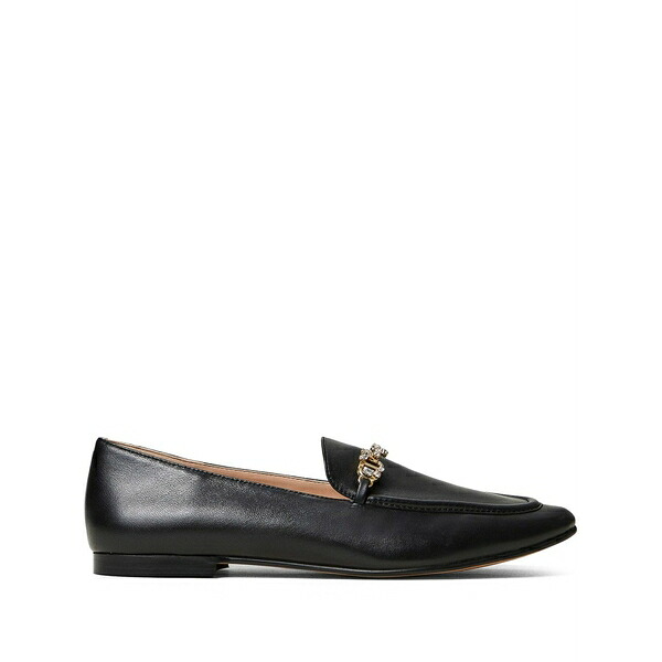 ツイン書き割り レディース スリッポン・ローファー シューズ Logo-plaque loafers  Black