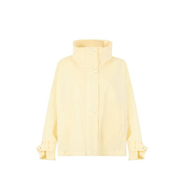 ムーレー レディース 上衣＆上衣 アウター High-neck zip jacket Yellow