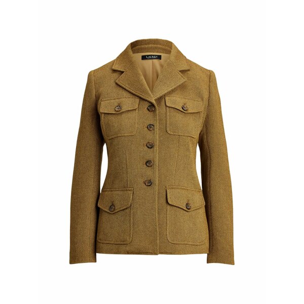 ラルフローレン レディース 上衣＆上衣 アウター Buttoned pocket jacket Brown