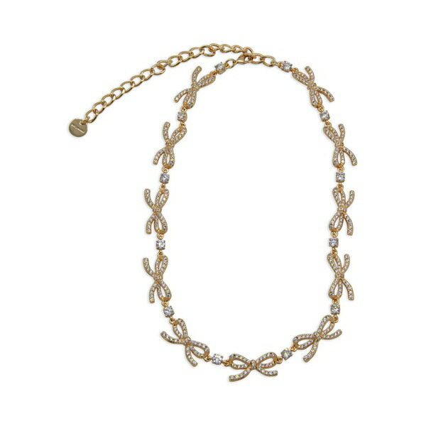 セルフ・ポートレイト レディース ネックレス・チョーカー・ペンダントトップ アクセサリー Bow-embellished necklace Gold|asty