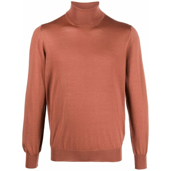 ラルディーニ メンズ パーカー・スウェットシャツ アウター Roll neck wool sweatshirt Red｜asty