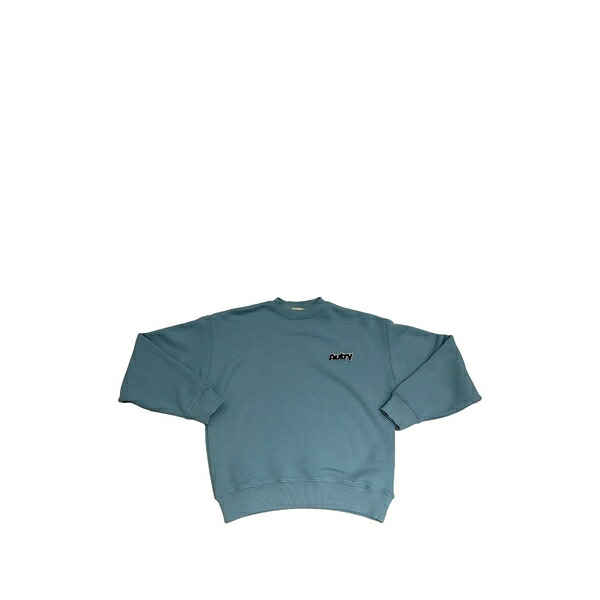 オートリー メンズ パーカー・スウェットシャツ アウター Logo-print sweatshirt Blue