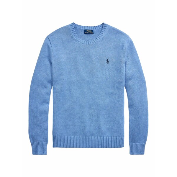 ラルフローレン メンズ ニット&セーター アウター Crew-neck cotton jumper Blue｜asty