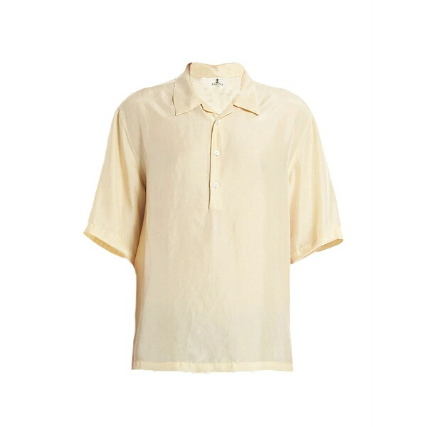 バレナ メンズ シャツ トップス Buttoned shirt Neutrals｜asty