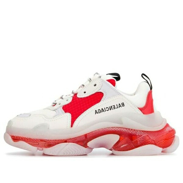 Balenciaga バレンシアガ レディース スニーカー  【(WMNS) Balenciaga Triple S Clear Sole - Red 544351W09OH6506】  サイズ US_6(23.0cm)