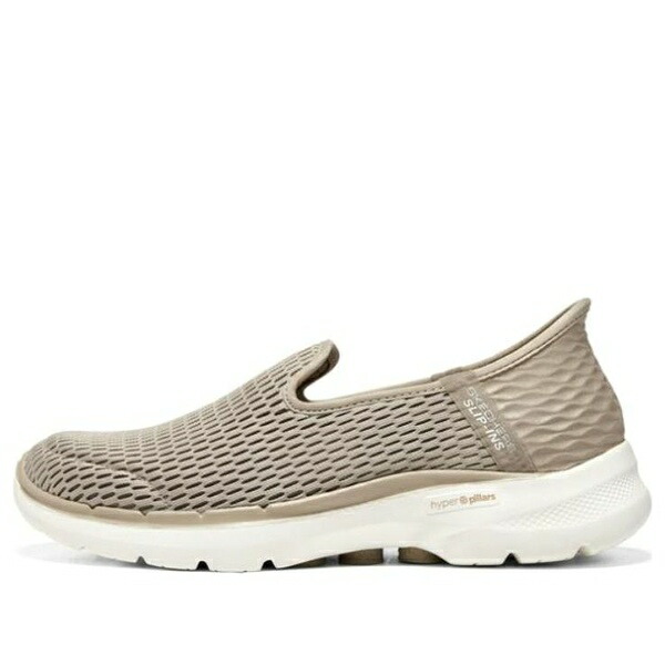 Skechers スケッチャーズ レディース スニーカー  【(WMNS) Skechers Go Walk 6 Shoes \u0027Light Brown\u0027 896236-TPE】  大きさ US_7(24.0糎)